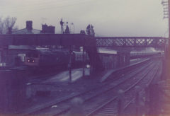 
Abergavenny Station and Class 47 on a WI special to London, c1978